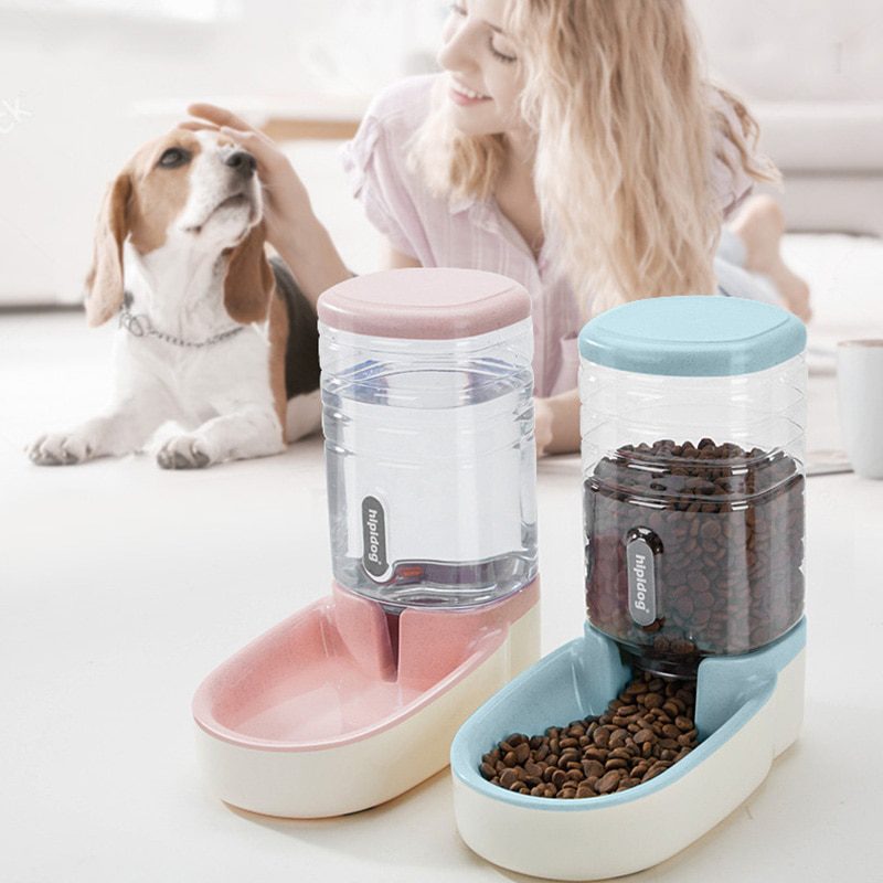 NEW Cat Drinker Feeder Kitten Water Food Dispenser Automatic Feeder Drinker for Cats Dogs Pet Cats Water Fountain Cat Accessorie