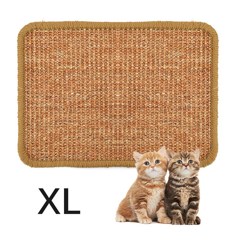 NEW Natural Sisal Cat Scratching Post Mat Scratcher Board Pad Mats Toy Climbing Tree Litter Mat Lounger Pet Random Color