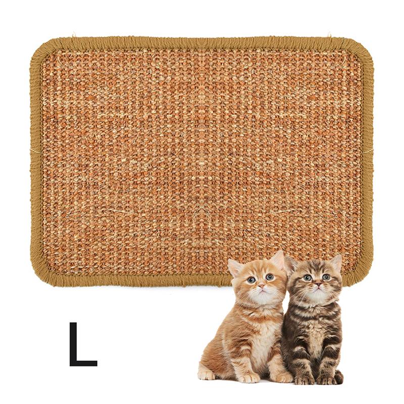 NEW Natural Sisal Cat Scratching Post Mat Scratcher Board Pad Mats Toy Climbing Tree Litter Mat Lounger Pet Random Color