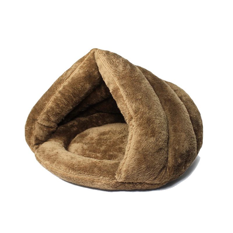 NEW Winter Autumn Warm Fleece Pet Bed for Cats Dogs Cozy Beds Soft Nest Kennel House Sleeping Mat Tent Pads Pet Accessories