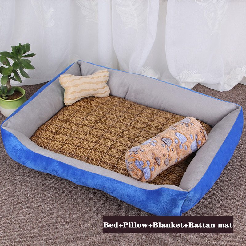 NEW Pet Bed Warm Memory Foam For Small Medium Large Dog Super Soft Pet Beds For Dogs Washable House For Cat Puppy Cotton Kennel