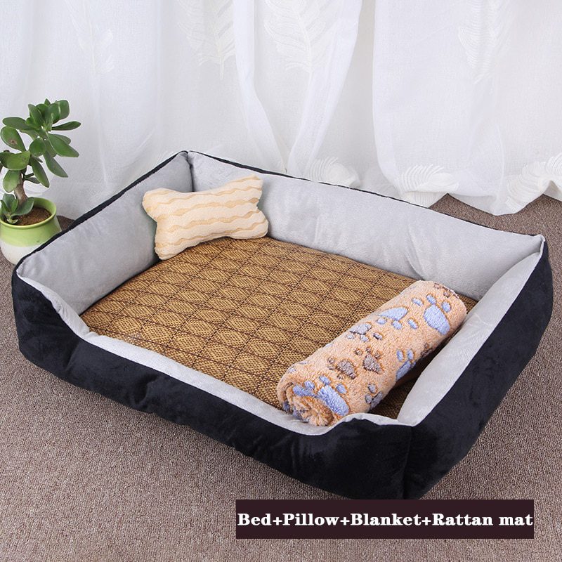 NEW Pet Bed Warm Memory Foam For Small Medium Large Dog Super Soft Pet Beds For Dogs Washable House For Cat Puppy Cotton Kennel