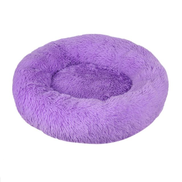 NEW Long Plush Dog Bed House Dog Mat Winter Warm Sleeping Cats Nest Soft Long Plush Dog Basket Pet Cushion Portable Pet Bed