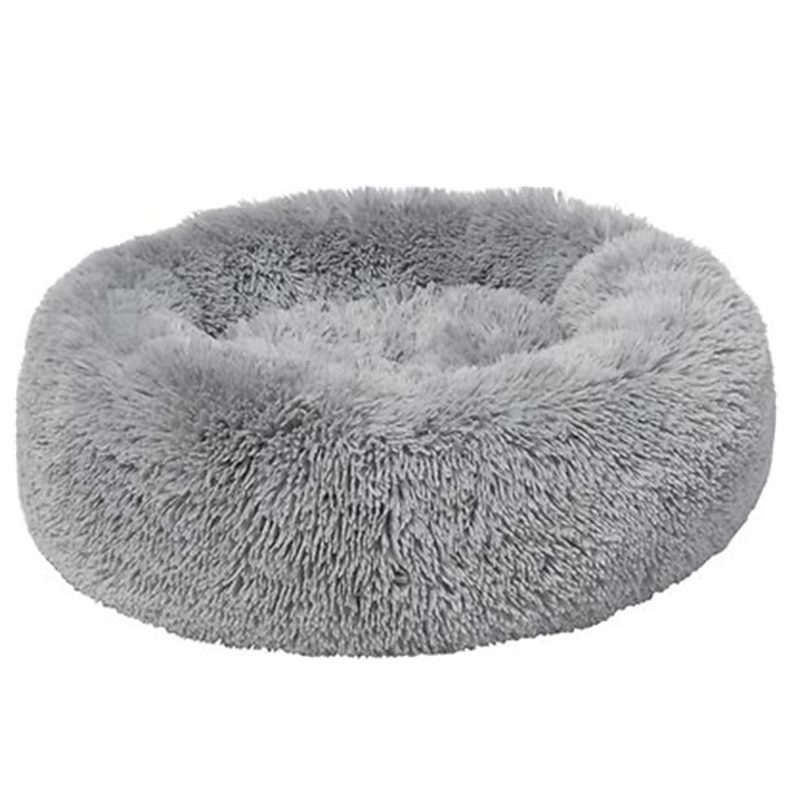 NEW Long Plush Dog Bed House Dog Mat Winter Warm Sleeping Cats Nest Soft Long Plush Dog Basket Pet Cushion Portable Pet Bed