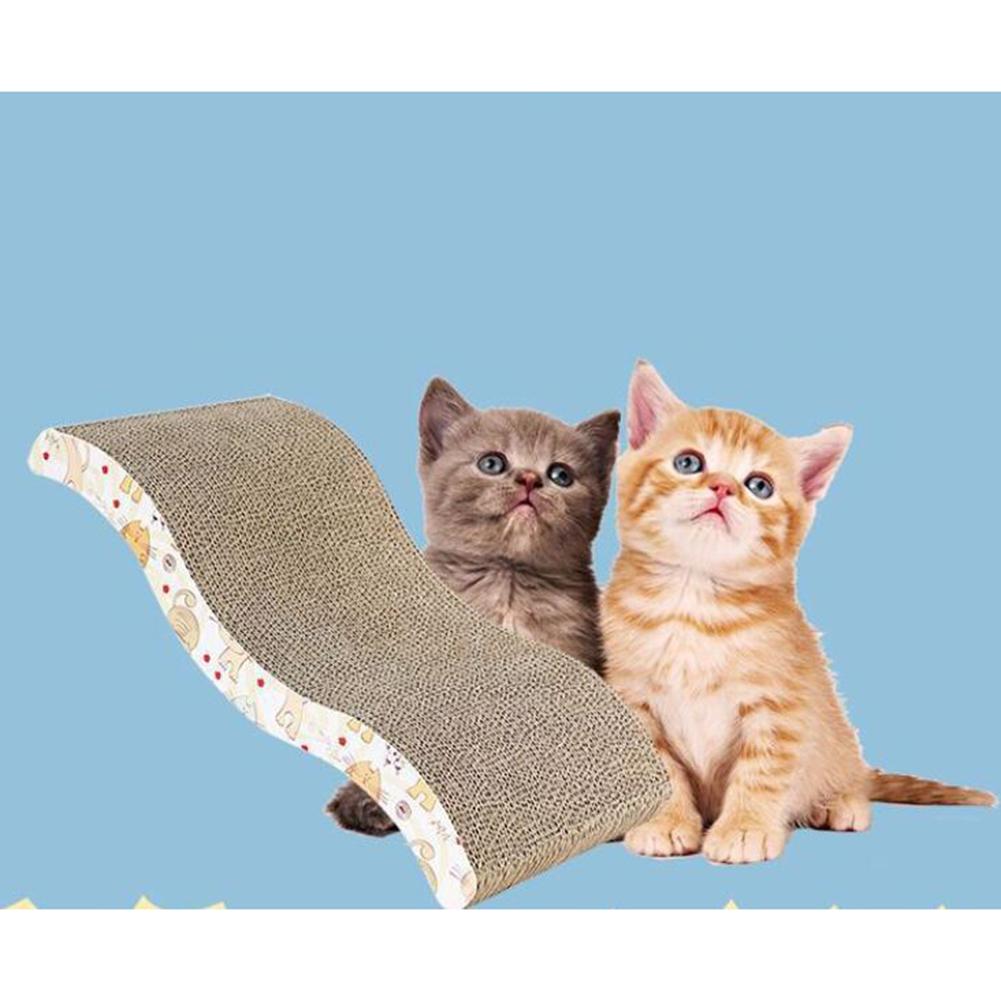 NEW Pet Cat Kitten Toys Cat Scratching Board Pad Corrugate Paper Scratching Scratcher Cardboard Toys Protect Furniture Catnip