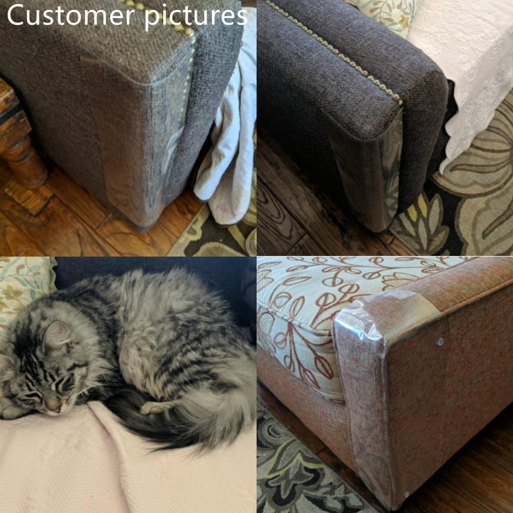 NEW 8PCS Cat Scraper Sofa Scratcher Guard Scratching Post Furniture Couch Cover Protector Cat Deterrent Tape Pad Carpet for Pet