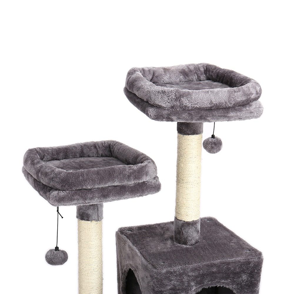 NEW H176cm Pet Cat Tree House Condo Toy Scratching Post for Cats Wood Climbing Tree Cat Tree Towers Furniture Fast Domestic Deli