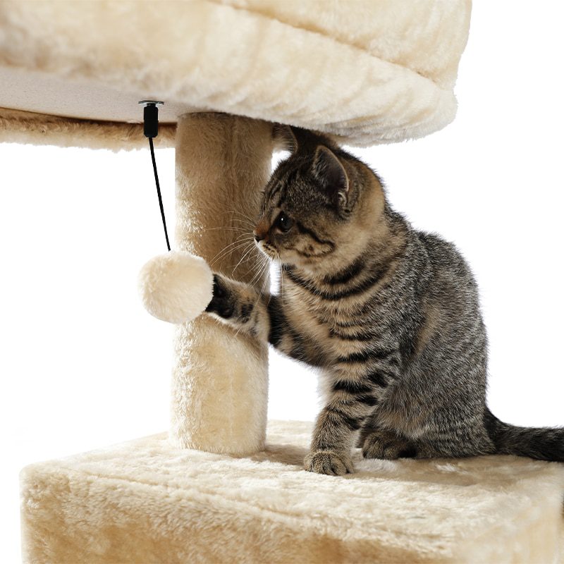 NEW H176cm Pet Cat Tree House Condo Toy Scratching Post for Cats Wood Climbing Tree Cat Tree Towers Furniture Fast Domestic Deli