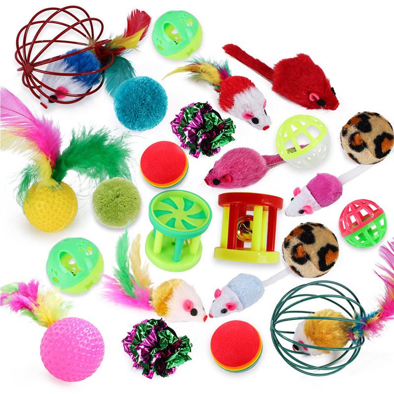 NEW New Pets Cat Toys Mouse Shape Balls Shapes Kitten Love New Pet Toy Cat Channel Funny Cat Stick Mouse Interactive Play Suppli