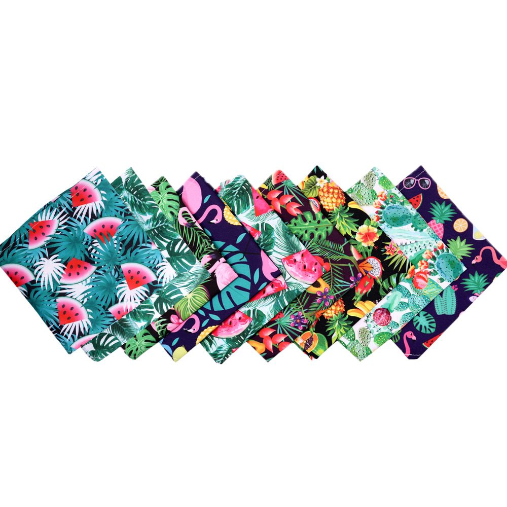 NEW 50pcs Dog Bandana Fruit Style Bandana Dog Accessories Dog Scarf Summer Dog bandanas Bulk Small Dog Pet Bandana Dog Supplie