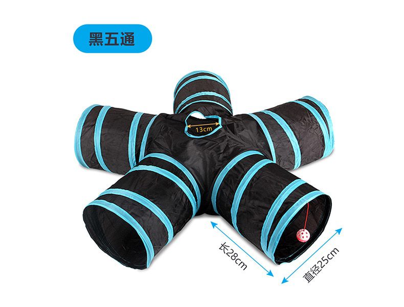 NEW 2/3/4/5/S Tunnel Cat Toys Pet Sounding Track Rolling Funny Interactive  Chinchilla Toy Foldable Cat Channel