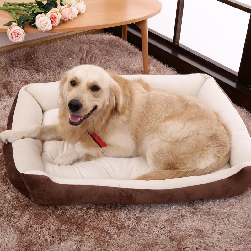 NEW Autumn Winter Warm Plush Pet Sleeping Mattress Bed Waterproof Cotton Kennel Sofa for Small Medium Large Dog Cat Pet Supplies