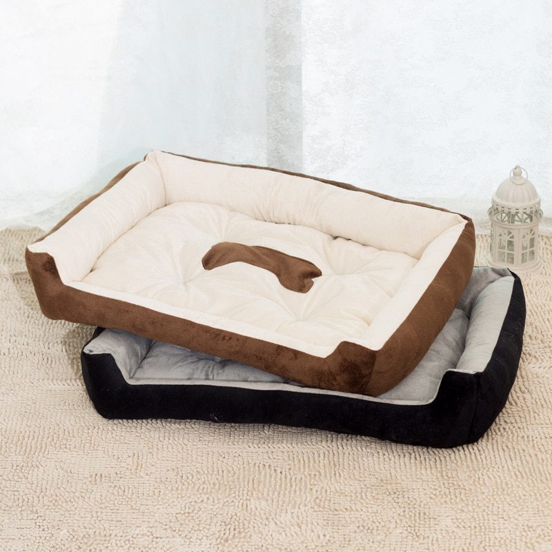 NEW Autumn Winter Warm Plush Pet Sleeping Mattress Bed Waterproof Cotton Kennel Sofa for Small Medium Large Dog Cat Pet Supplies