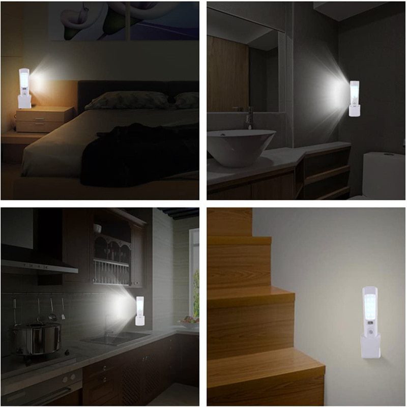 NEW Modern 4 In 1 Motion Sensor Wall Night Light Rechargeable Emergency LED Flashlight For Camping Home Indoor Outdoor Lights