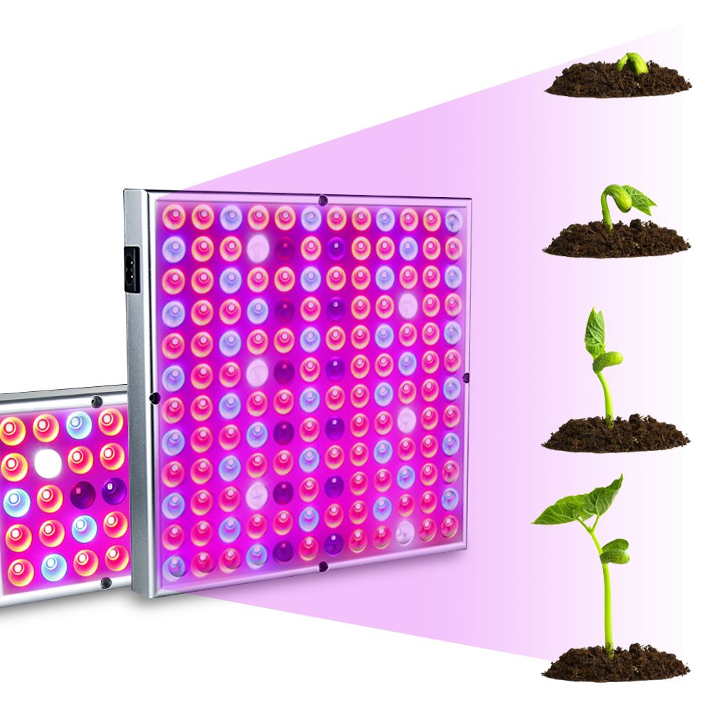 NEW Red Blue White IR UV Led Grow Light Panel 45W 25W Led Grow Light Full Spectrum Fitolampy For Indoor Plants Greenhouse Hydrop