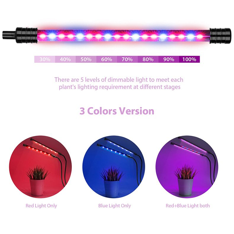 NEW Light Full Spectrum Phytolamp For Plants Light USB Phyto Lamp Led Grow Lamp For Seeding Hydroponics Flowers Tent Box Indoor