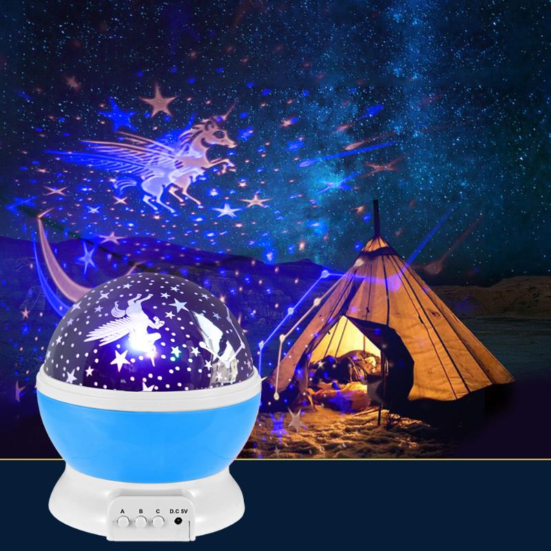 NEW LED Night light Projector Star Moon lamp Starry Sky Christmas Decoration Home children night light Lamp bedside galaxy proje