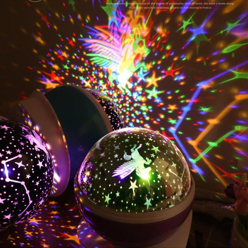 NEW LED Night light Projector Star Moon lamp Starry Sky Christmas Decoration Home children night light Lamp bedside galaxy proje