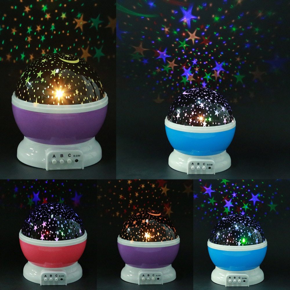 NEW LED Night light Projector Star Moon lamp Starry Sky Christmas Decoration Home children night light Lamp bedside galaxy proje