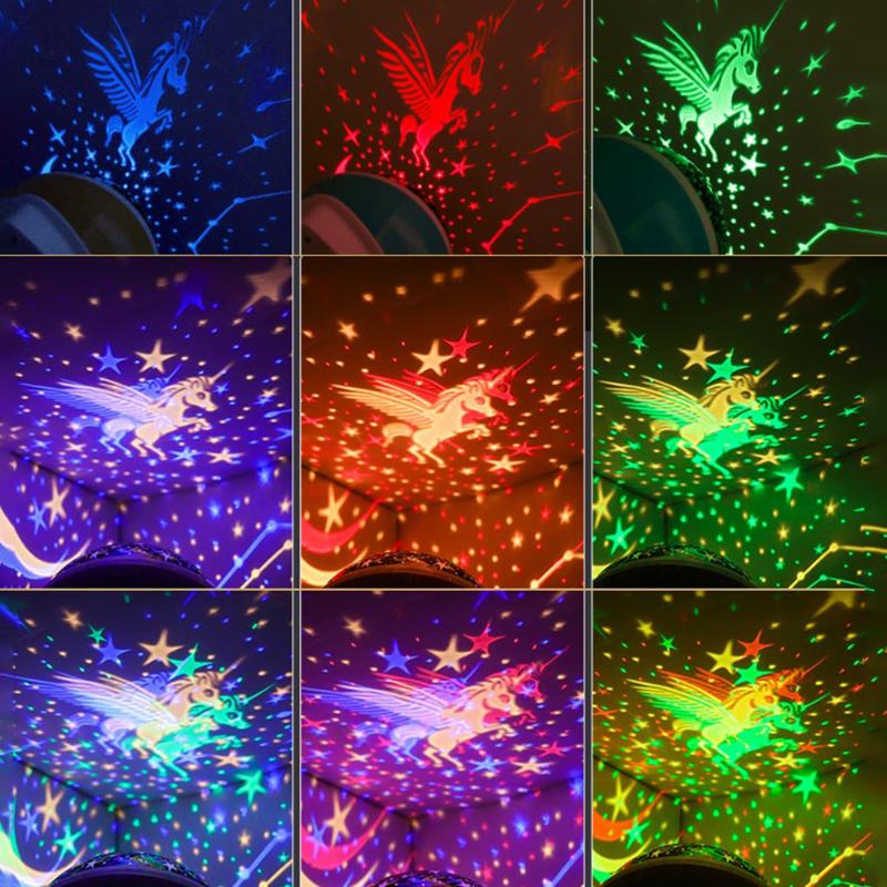 NEW LED Night light Projector Star Moon lamp Starry Sky Christmas Decoration Home children night light Lamp bedside galaxy proje