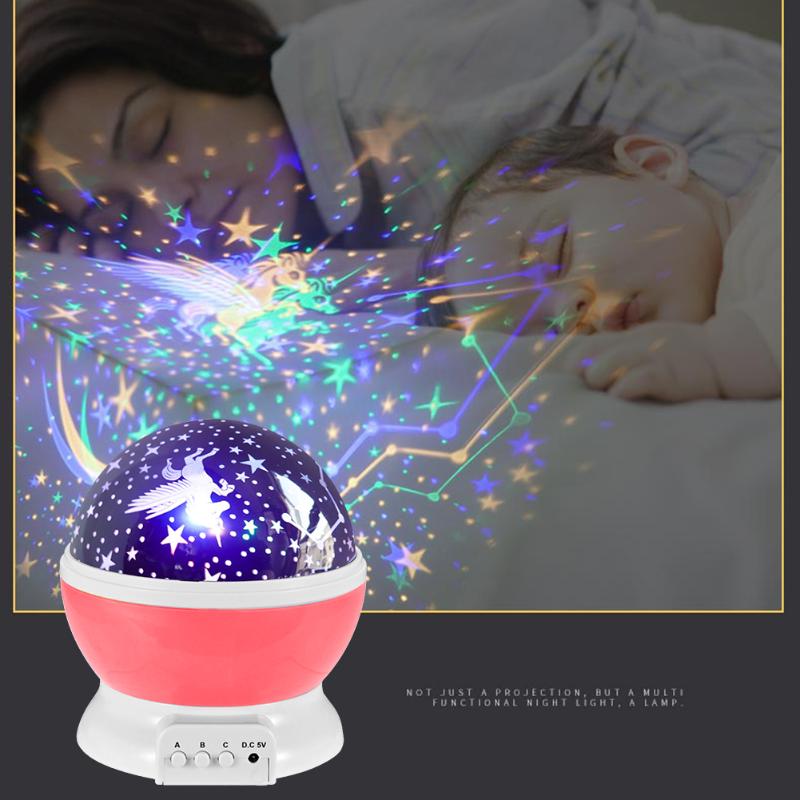 NEW LED Night light Projector Star Moon lamp Starry Sky Christmas Decoration Home children night light Lamp bedside galaxy proje