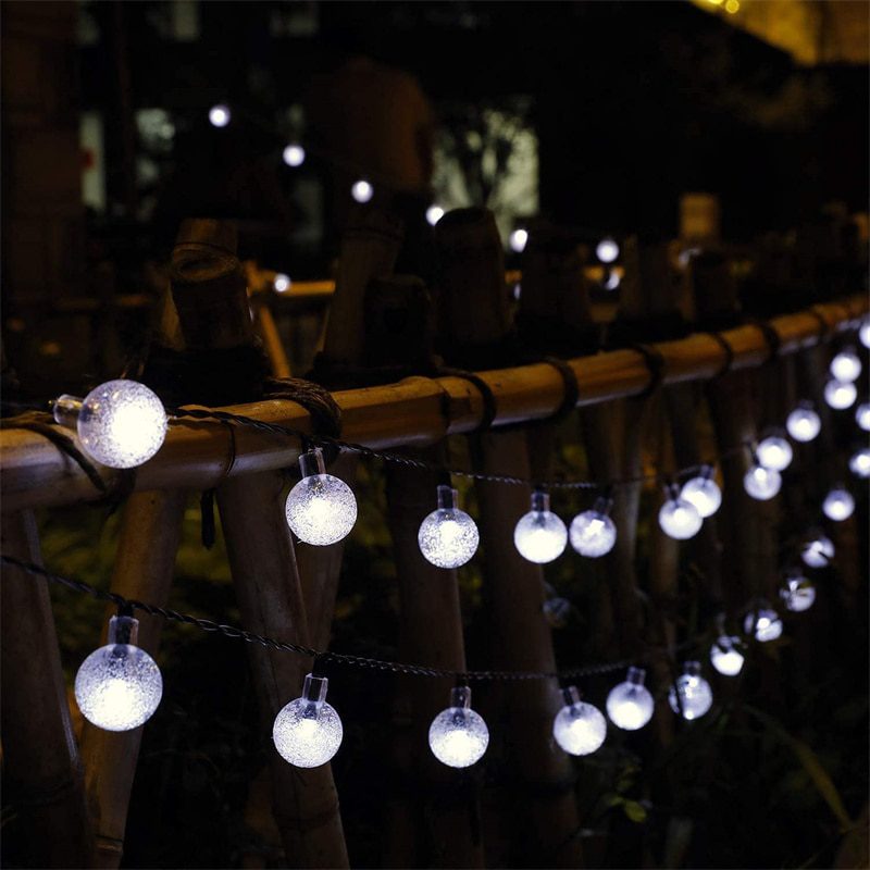 NEW 12m 100LED / 7M 50 LED Solar String Fairy Lights  Waterproof Outdoor Garland Solar Power Lamp Christmas Decoration For Garde