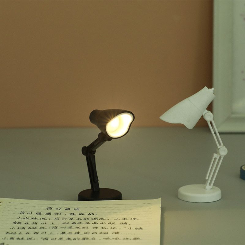 NEW LED Table Lamp Mini Fold-able Night Reading Book Lamps for Home Room Computer Notebook Laptop Desk Night Lights Eye Protecti