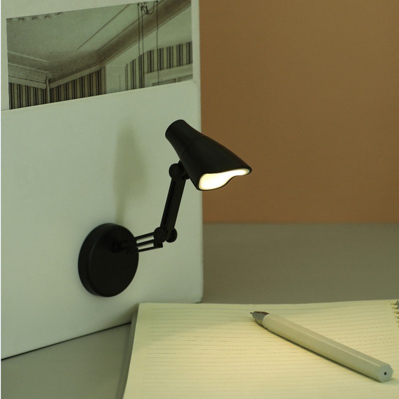 NEW LED Table Lamp Mini Fold-able Night Reading Book Lamps for Home Room Computer Notebook Laptop Desk Night Lights Eye Protecti