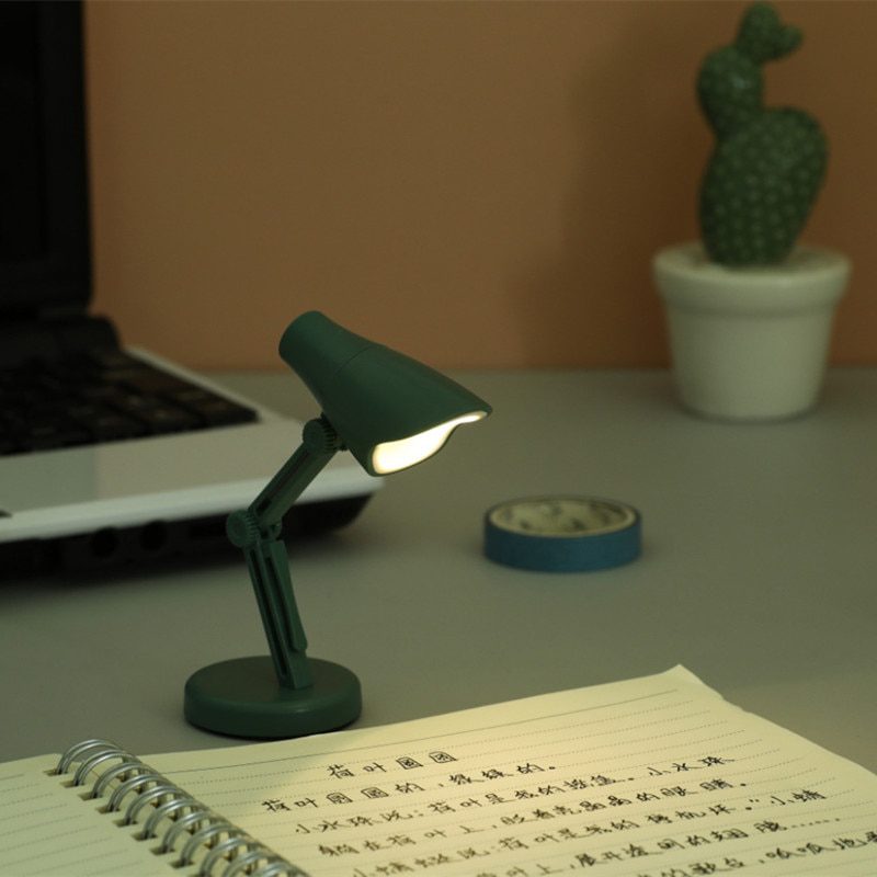 NEW LED Table Lamp Mini Fold-able Night Reading Book Lamps for Home Room Computer Notebook Laptop Desk Night Lights Eye Protecti