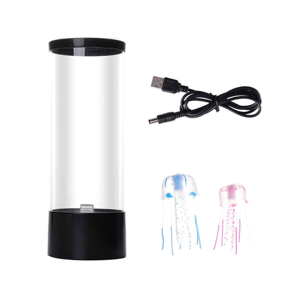 NEW Jellyfish Lamp LED Bedside Night Light Color Changing Jellyfish Tank Aquarium Led Lamp Relaxing Mood Lights Lava Lamp Kids G