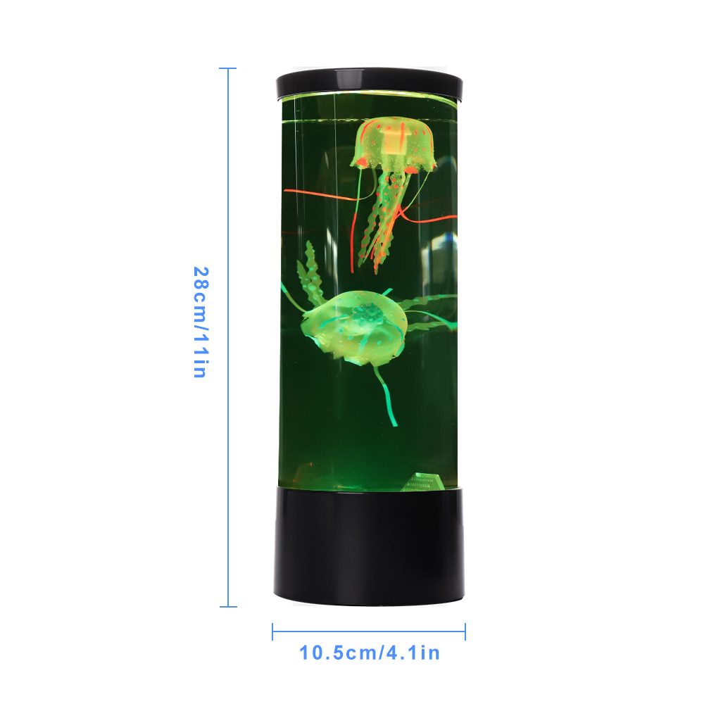 NEW Jellyfish Lamp LED Bedside Night Light Color Changing Jellyfish Tank Aquarium Led Lamp Relaxing Mood Lights Lava Lamp Kids G