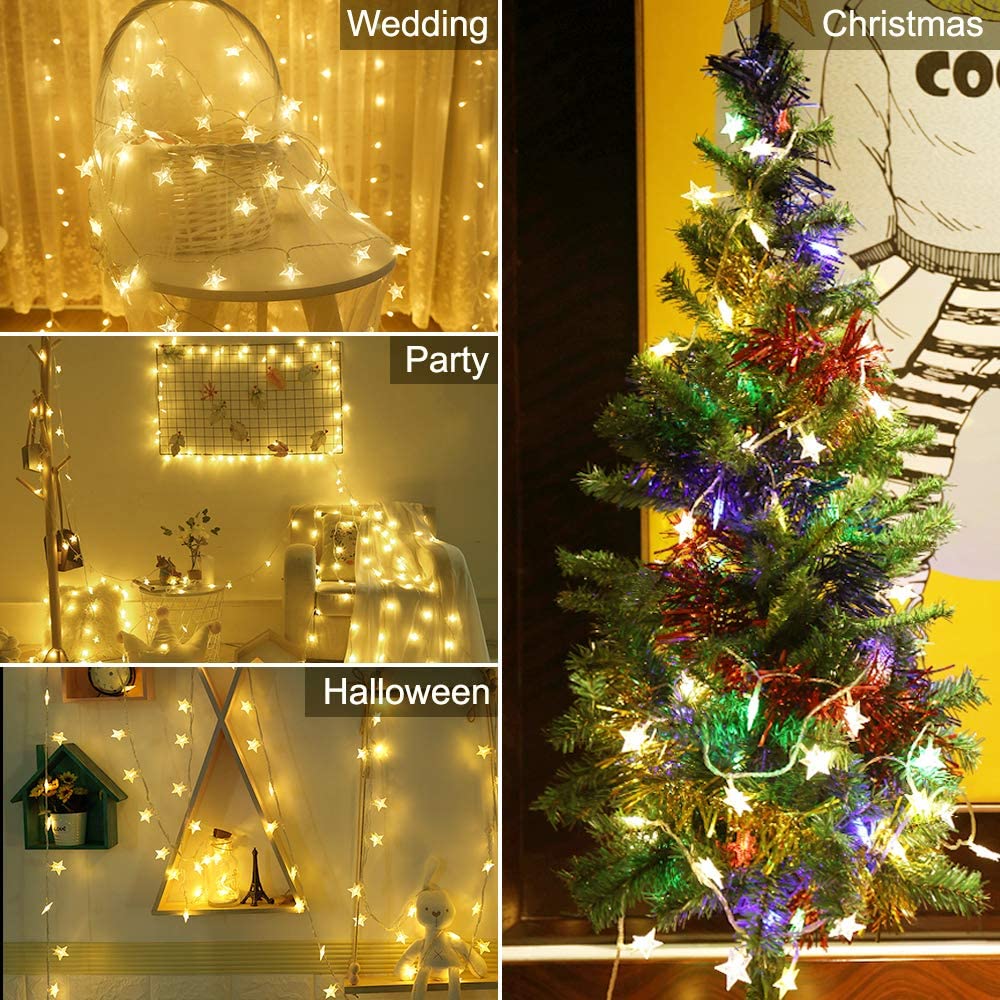 NEW 2M 5M 10M Ball LED String Lights Battery USB  Fairy Lights For Christmas Tree Garland Xmas Wedding Party DecorChristmas ligh