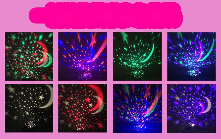 NEW Night Light Led Star Projector Children's Night Light Sky Projector Star Moon Galaxy Night Lights Nursery Gifts Kids Gif