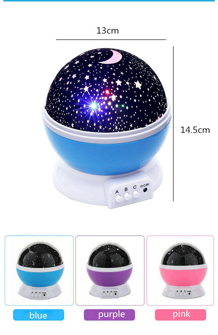 NEW Night Light Led Star Projector Children's Night Light Sky Projector Star Moon Galaxy Night Lights Nursery Gifts Kids Gif