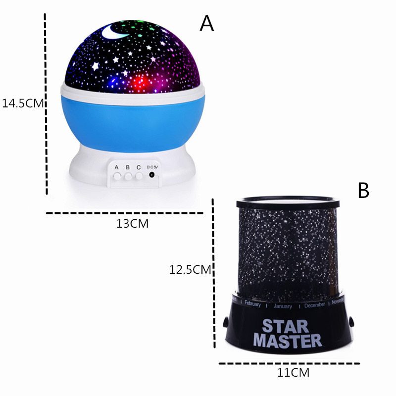 NEW Night Light Led Star Projector Children's Night Light Sky Projector Star Moon Galaxy Night Lights Nursery Gifts Kids Gif