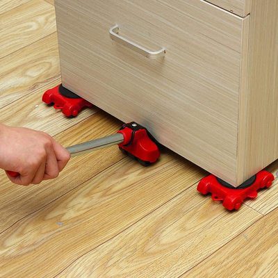 NEW 2/4/5pcs Heavy Furniture Mover Tool Transport Lifter Shifter Sofa Refrigerator Washing Machine Wheel Slider Roller Mover Dev