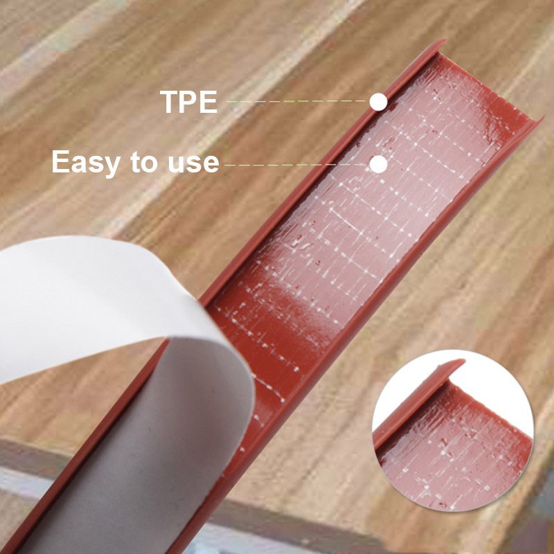 NEW Self Adhesive PVC Edge Banding Strip Sealing Tape 12/15/18mm U-Shaped Strip For Furniture Cabinet Desk Edge Guard Protector