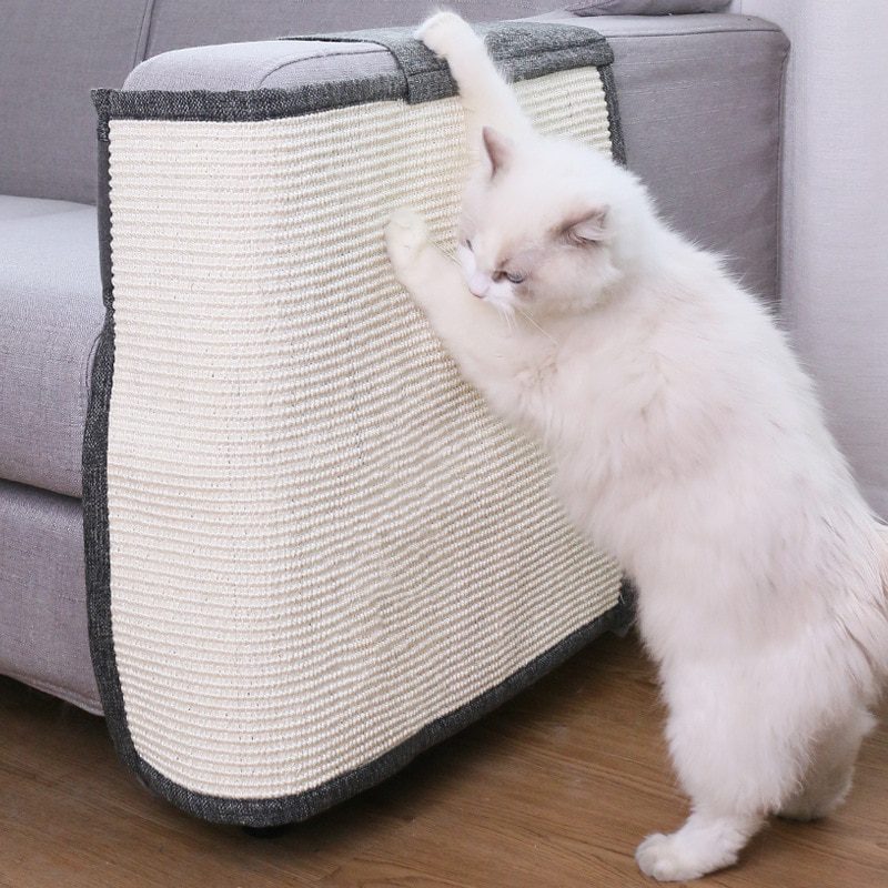 NEW Cat Kitten Scratch Board Sisal Scratcher Mat Cat Toy Foot Chair Scratching Nail Post Supplies Furniture Protect Pad