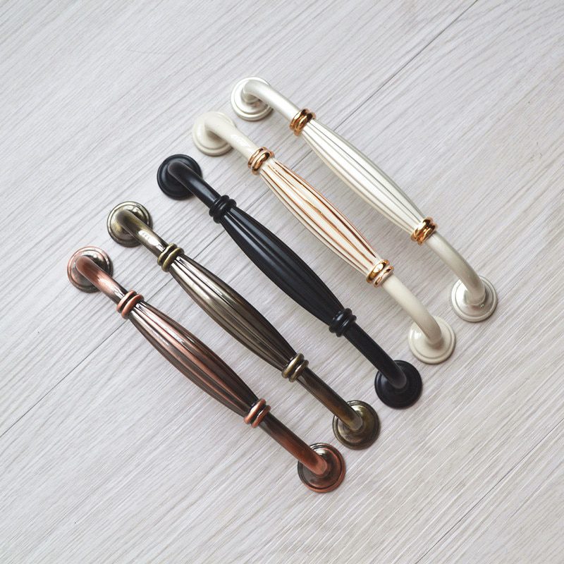 NEW Black Zinc Alloy Handles for Furniture Cabinet Knobs and Handles Drawer Knobs Kitchen Handles Cabinet Pulls Cupboard Knobs