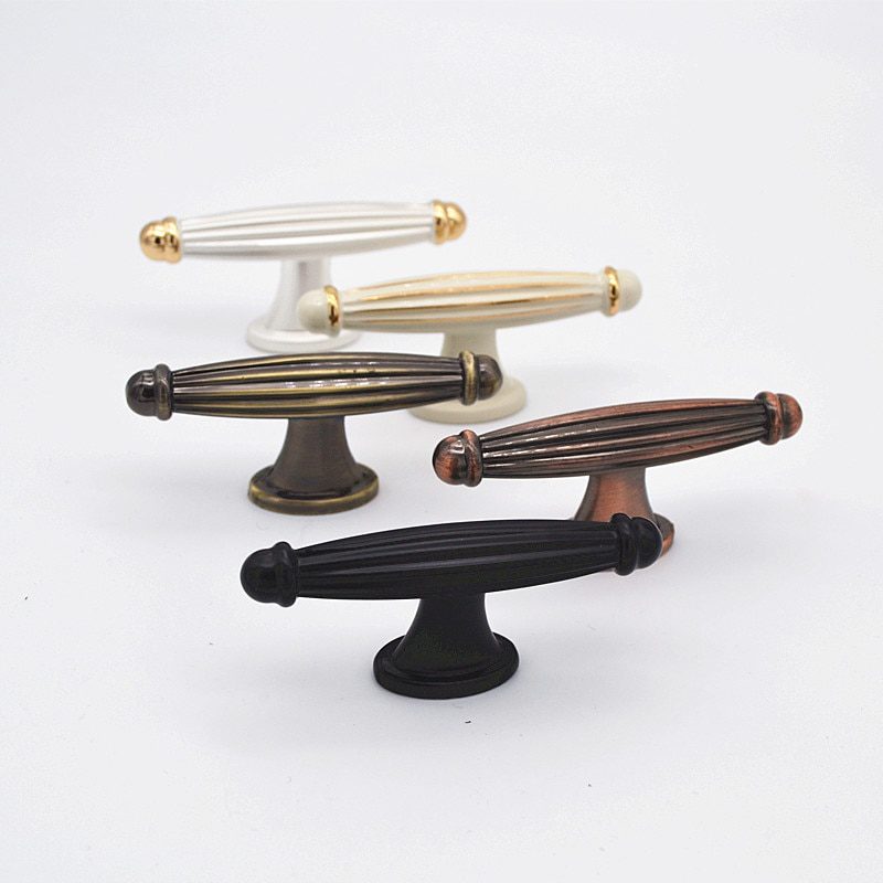 NEW Black Zinc Alloy Handles for Furniture Cabinet Knobs and Handles Drawer Knobs Kitchen Handles Cabinet Pulls Cupboard Knobs