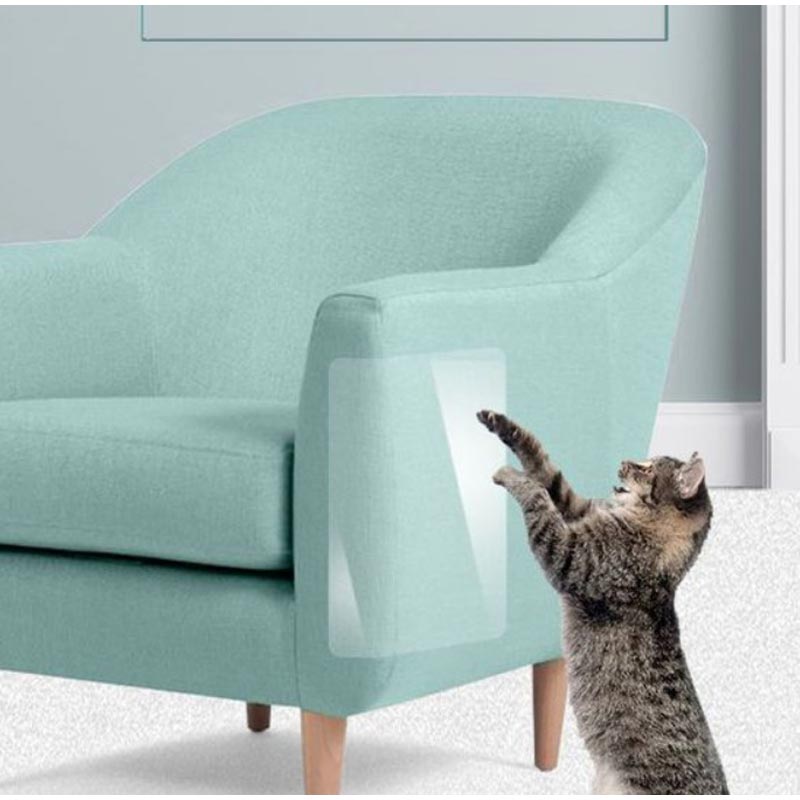 NEW Scratch Tape Roll Sofa Furniture Protector Sofa Protective Stickers Transparent Household Cat Scratch Post Vandalism Cat