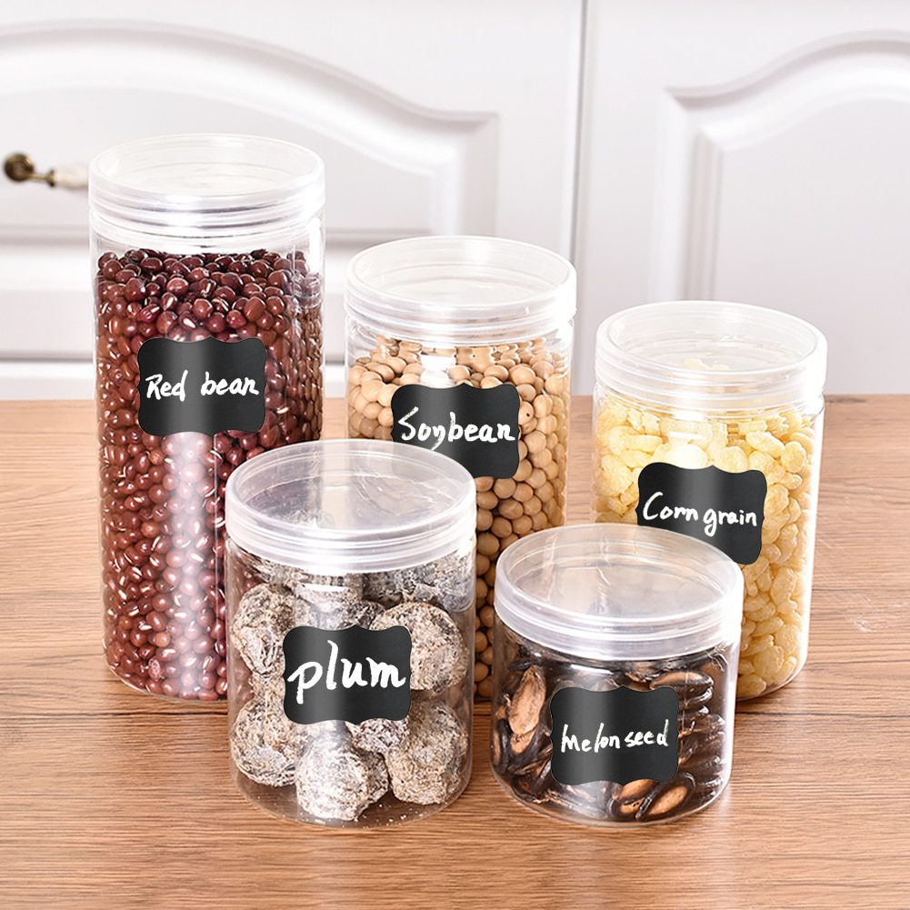 NEW 32pcs/4 sets Blackboard Spice Sticker Reusable Jam Labels Kitchen Stickers Organizer Wall Sticker home decor Chalkboard Labe