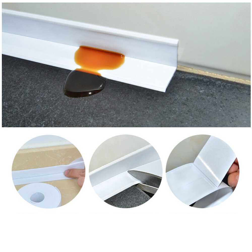 NEW PVC Material Sink Stove Crack Strip Kitchen Bathroom Bathtub Corner Sealant Tape Waterproof