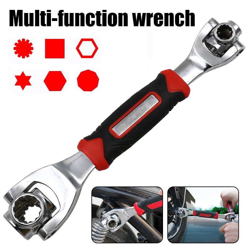 NEW 48 In 1 Tools Socket Works with Spline Bolts Torx 360 Degree 6-Point Universial Furniture Car Repair 250mm