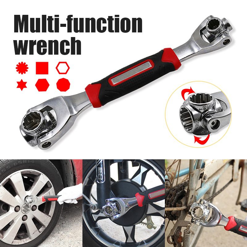 NEW 48 In 1 Tools Socket Works with Spline Bolts Torx 360 Degree 6-Point Universial Furniture Car Repair 250mm