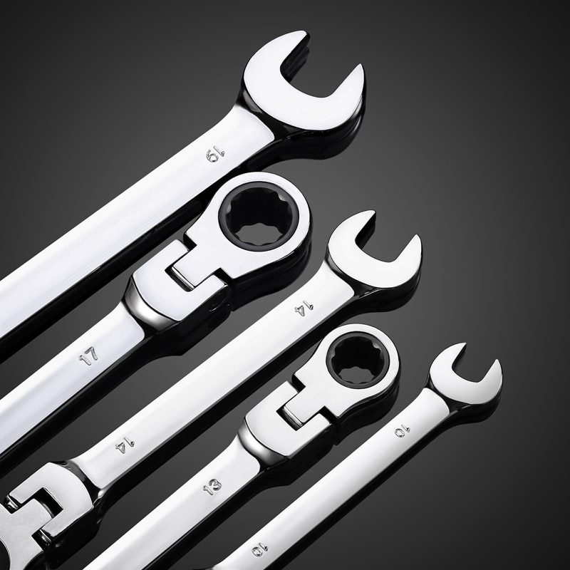 NEW Key Ratchet Wrench Spanner Socket Tool Set Ratchet 5/6/7/12PCS Car Repair Tools Wrench Set Hand Tools Adjustable Spanner