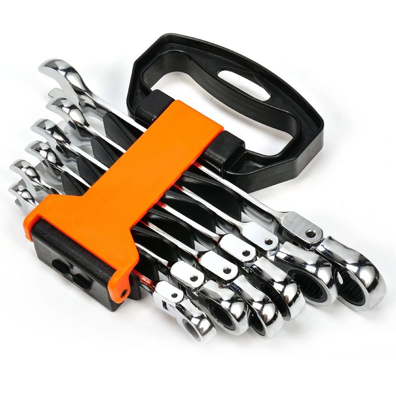 NEW Key Ratchet Wrench Spanner Socket Tool Set Ratchet 5/6/7/12PCS Car Repair Tools Wrench Set Hand Tools Adjustable Spanner