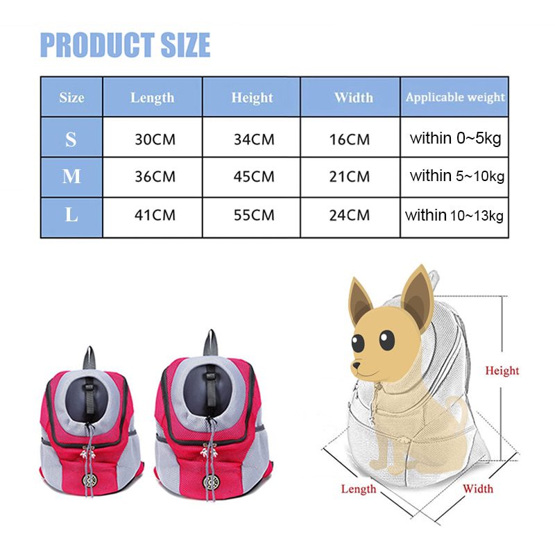 NEW Pet Dog Carrier Bag Carrier For Dogs Backpack Out Double Shoulder Portable Travel Backpack Outdoor Dog Carrier Bag Travel Se