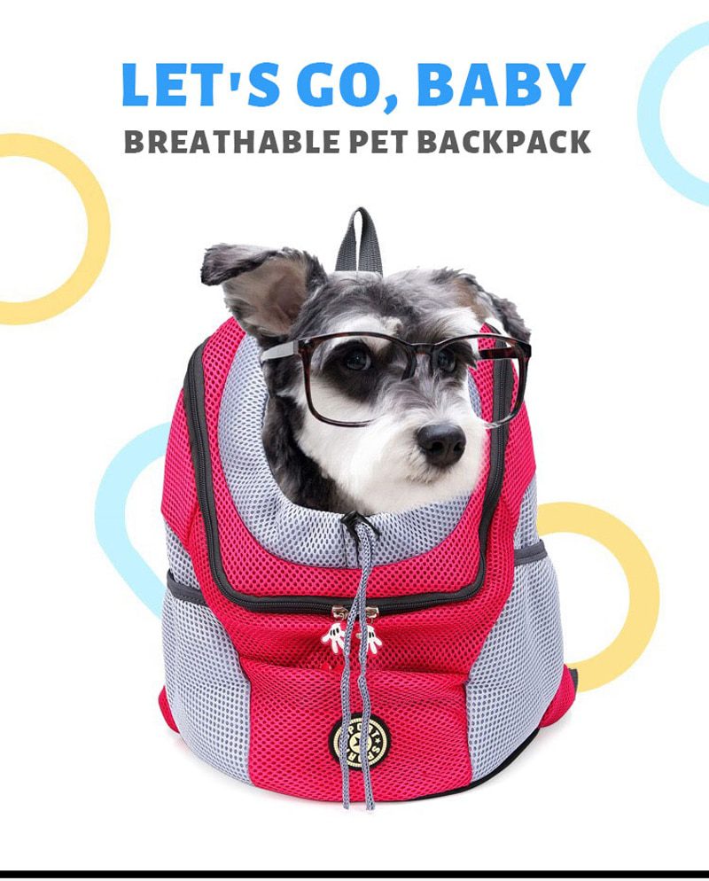 NEW Pet Dog Carrier Bag Carrier For Dogs Backpack Out Double Shoulder Portable Travel Backpack Outdoor Dog Carrier Bag Travel Se