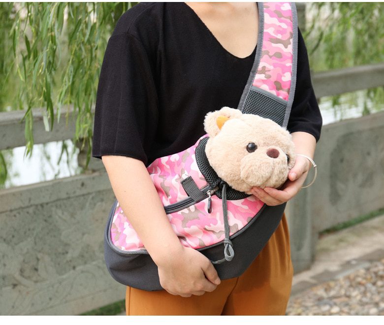 NEW Pet Puppy Carrier S/L Outdoor Travel Dog Shoulder Bag Mesh Oxford Single Comfort Sling Handbag Tote Pouch